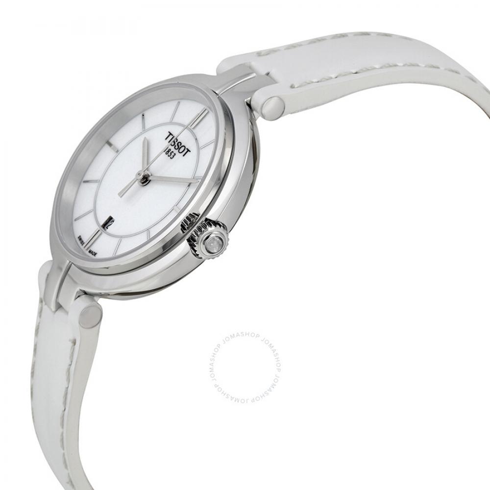 Tissot Flamingo White Dial Ladies Watch T0942101601100 T094.210.16.011.00