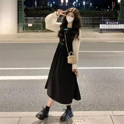 Kawaii Лолита Стиль Платье Мори Девушка Фея Милая Лолита Платье Питера Пэна с воротником и пышными рукавами Модное женское платье