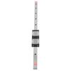 1pc 400mm 15.7in Steel High Precision Miniature Linear Sliding Rail Guide with 2 Block