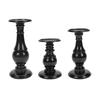 Resin Pillar Candle Holder Ornament for Halloween Elegant Desktop Decoration