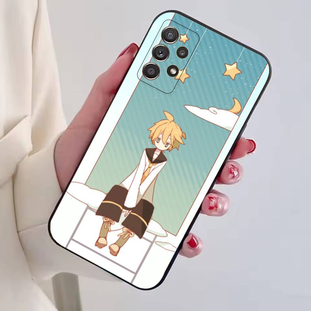 Чехол для телефона Game Project Sekai Kagamine Len для Samsung S25, S24, S21, S22, S23, S30, Ultra, S20, Plus, Fe, Lite, Note, 10, Черный чехол