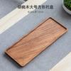 Natural Wooden Tray Rectangular Plate Fruit Snacks Food Storage Trays Hotel Home Serving Decorate Supplies