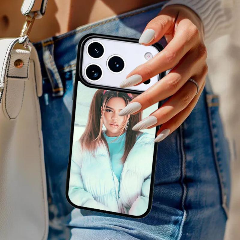 Чехол для телефона певицы Karol G Для iPhone 17 Air 14 15 13 12 Max Чехол Для Apple 16e 11 Pro Max Plus Coque
