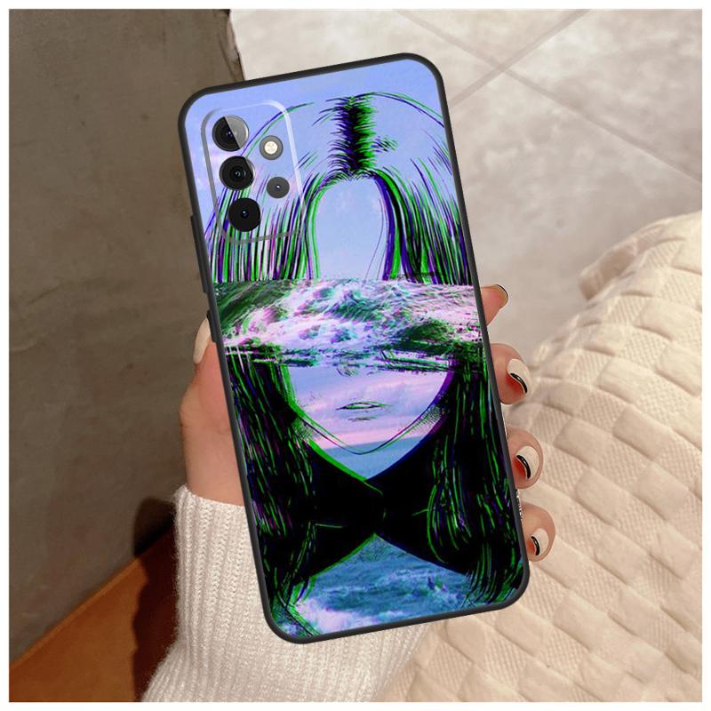 Грустная японская аниме эстетика для чехла Samsung Galaxy A14 A34 A54 A06 A16 A26 A36 A56 A12 A32 A52 A13 A33 A53 A15 A35 A55