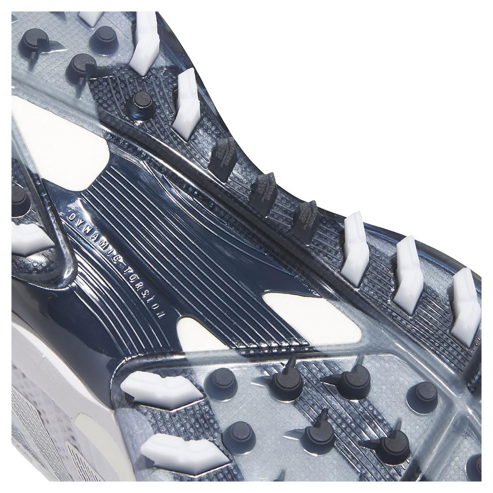Гольф обувь Adizero ZEDGE 25 Обувь Металлик см 2E [Adidas Golf] Мужская Белый/Темно-синий/Ноль 27.0