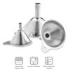 3 шт. кухонный бар для масла и жидкости из нержавеющей стали, воронка для вина, съемный конус, воронки с маленьким горлом для домашних кухонных принадлежностей