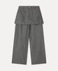 MIXXO Хлопковая юбка-штаны слоистые_Miwtcg92Ts