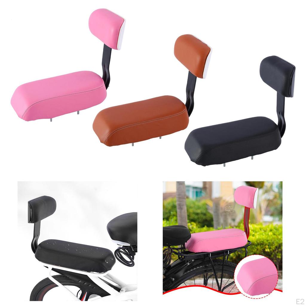 Rear Seat Cushion Accessories with Backrest Direct Replaces Spare Parts to Install Comfort Bike