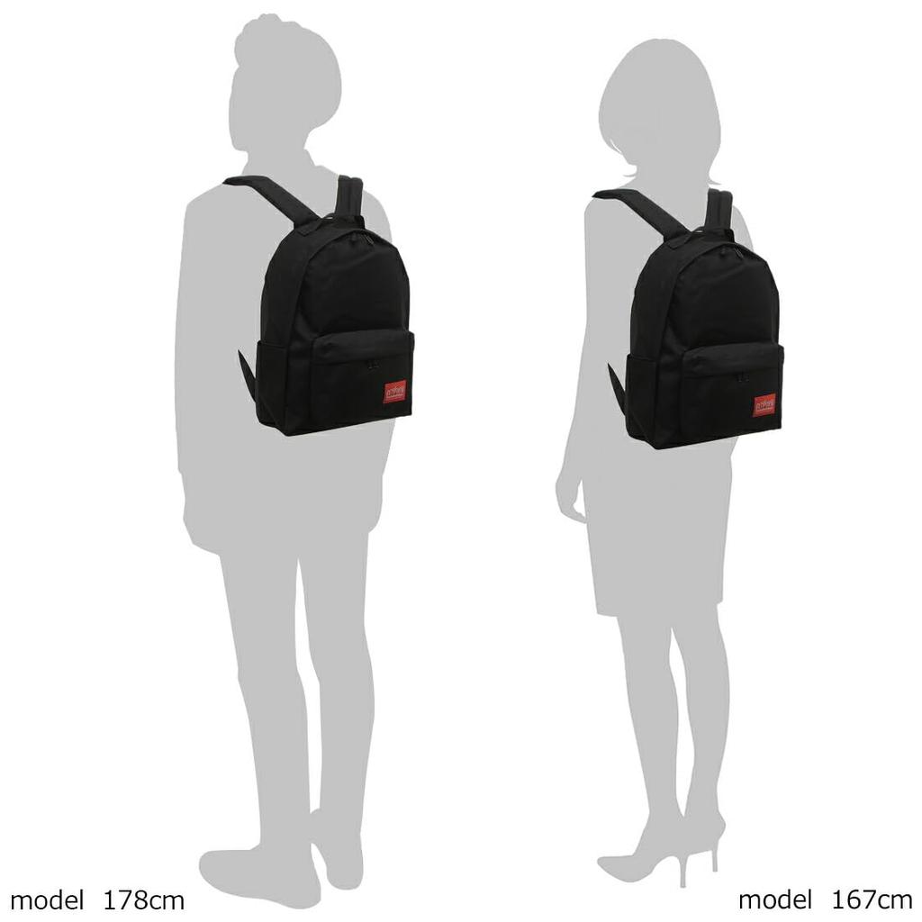 Рюкзак Big Apple Backpack Black 1210JR2 blk Совместимость с A4 [Manhattan Portage] Мужской Женский [Продукт]