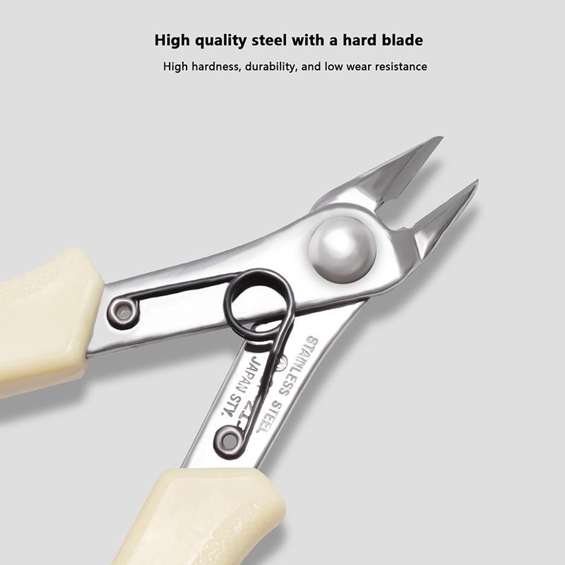 Manicure Nail Pliers For Gems Removal Soft Wire Cutter Nail Unloading Nippers Chain Scissors Nail Art Tool