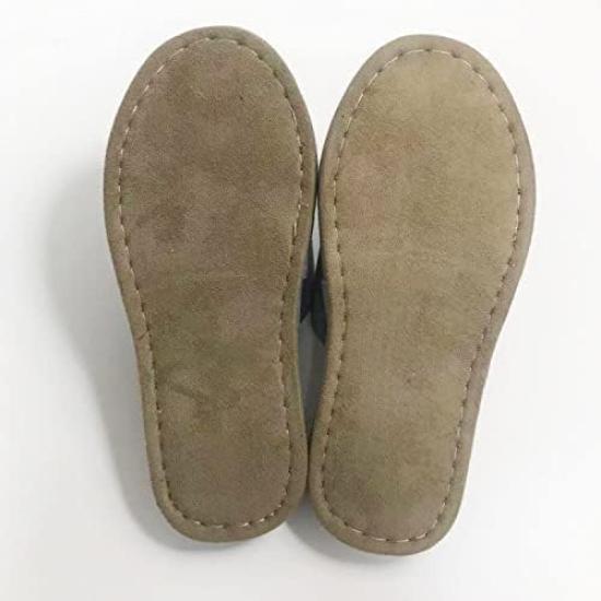 Тапочки Snoopy Memory Foam Серые M [Nippon Slippers]