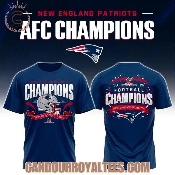 NE Patriot 2025-26 Чемпионы AFC Championship Футболка S-5XL