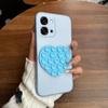Чехол-присоска в форме сердца для Vivo Y31d, полупрозрачный, матовый, ударопрочный, из мягкого ТПУ