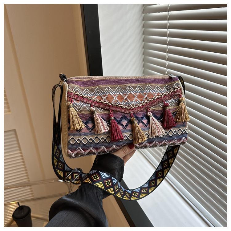 Fashionable Crossbody Bag With Unique Texture And Vibrant Color Options For Women
