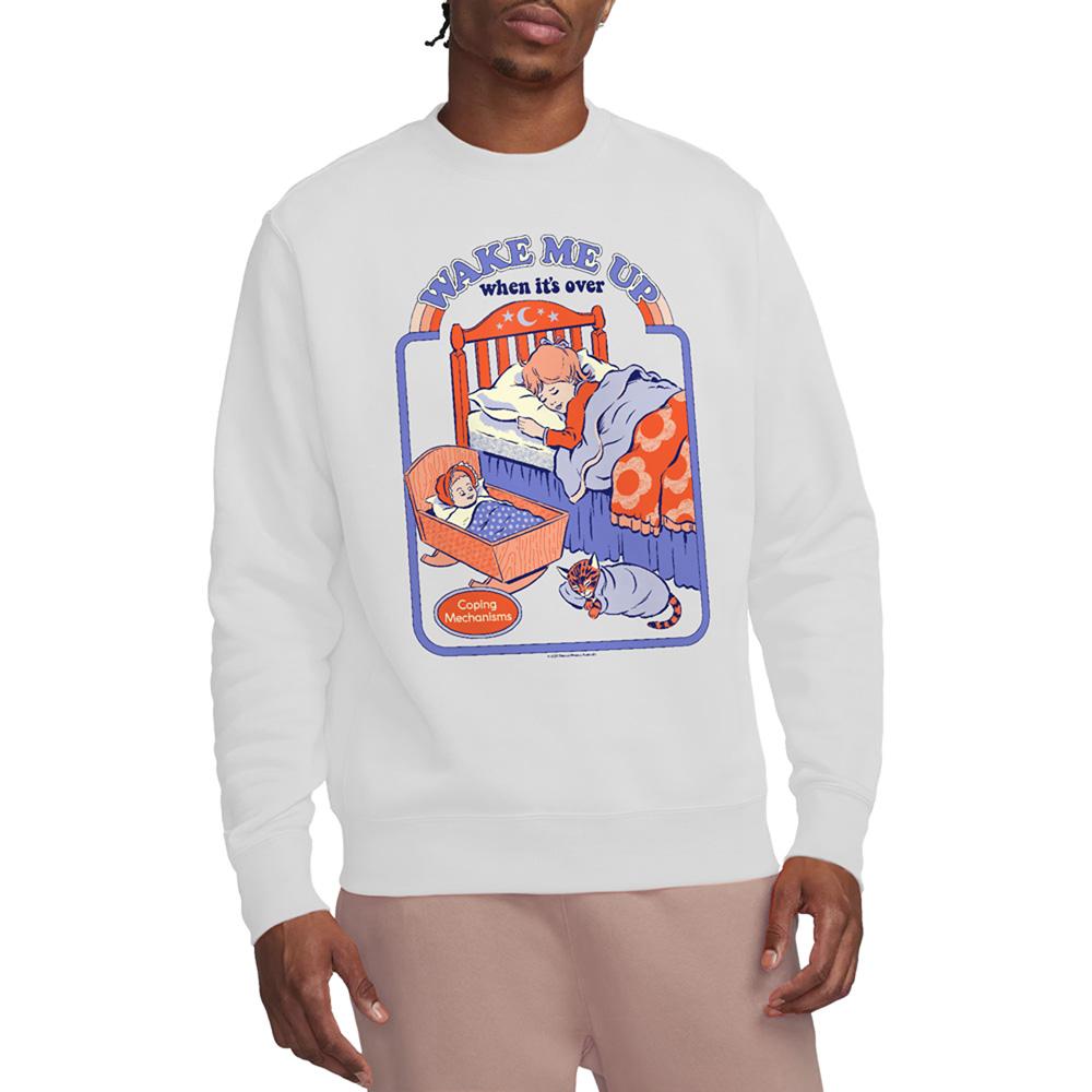 Steven Rhodes Unisex Adult Wake Me Up Sweatshirt