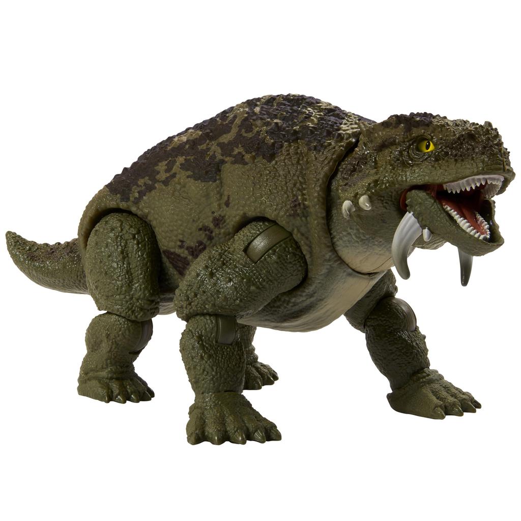 Mattel Мир юрского периода Коллекция Хэммонда Скутозавр Движущийся динозавр для детей 14 см Возраст 8+ и JDJ08 Фигурка, Большая, Игрушка, Прибл.. Длина, Вверх, Зеленый,