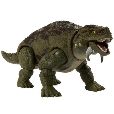Mattel Мир юрского периода Коллекция Хэммонда Фигурка Скутозавра для подвижного динозавра Примерно 14 см Возраст 8+ и JDJ08 Дети, Игрушка, Большая, Длинная, Вверх, Зеленая,