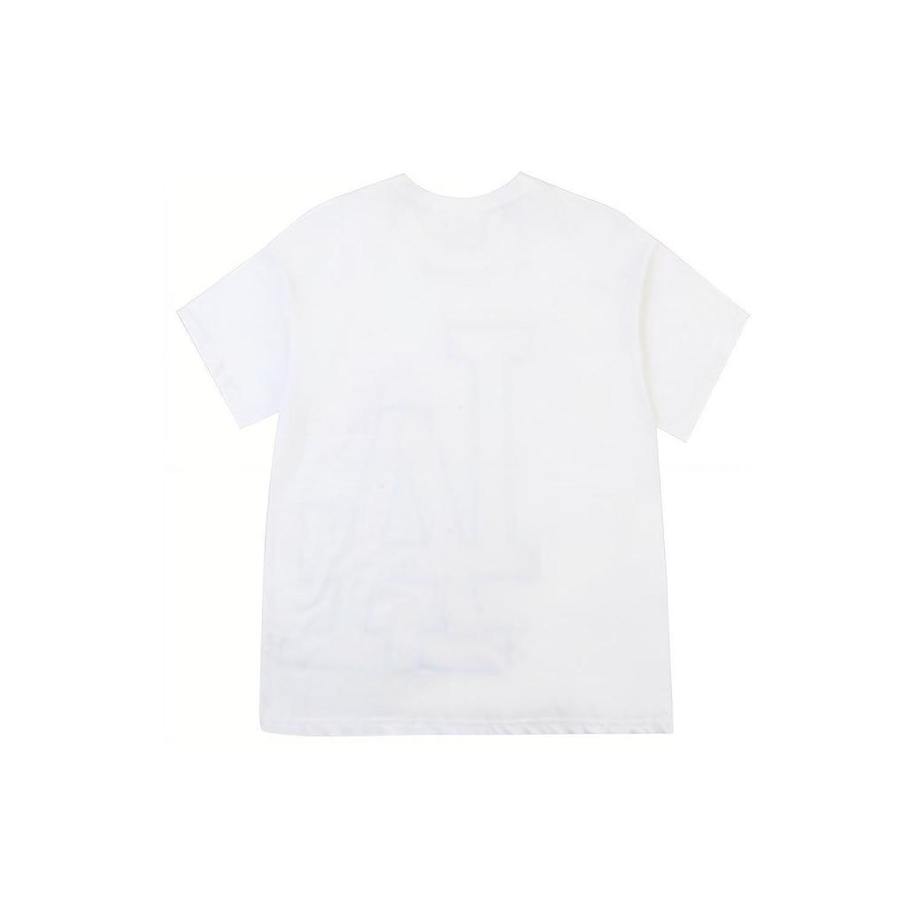 MLB Los Angeles Dodgers Large Logo Printed Letter Round Neck Casual Sports Short Sleeve T-Shirt Unisex T-Shirt White 31TSU1031-07W