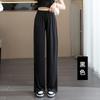 Straight-leg Pants, Ice Silk Wide-leg Pants, Summer Thin Sunscreen Pants, Casual Simple and Loose Sports Women's Clothing Leggings and Trousers