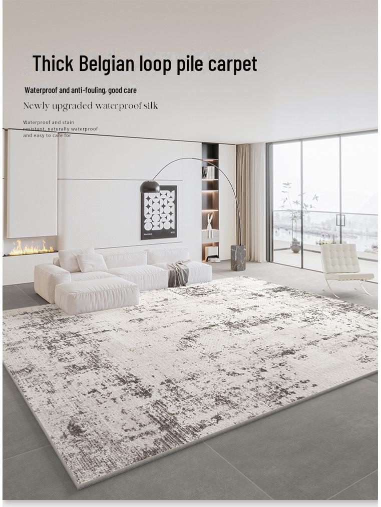 2024 Высококачественный ворсовый ковер с петлями для гостиной, спальни и журнального столика – большой напольный коврик