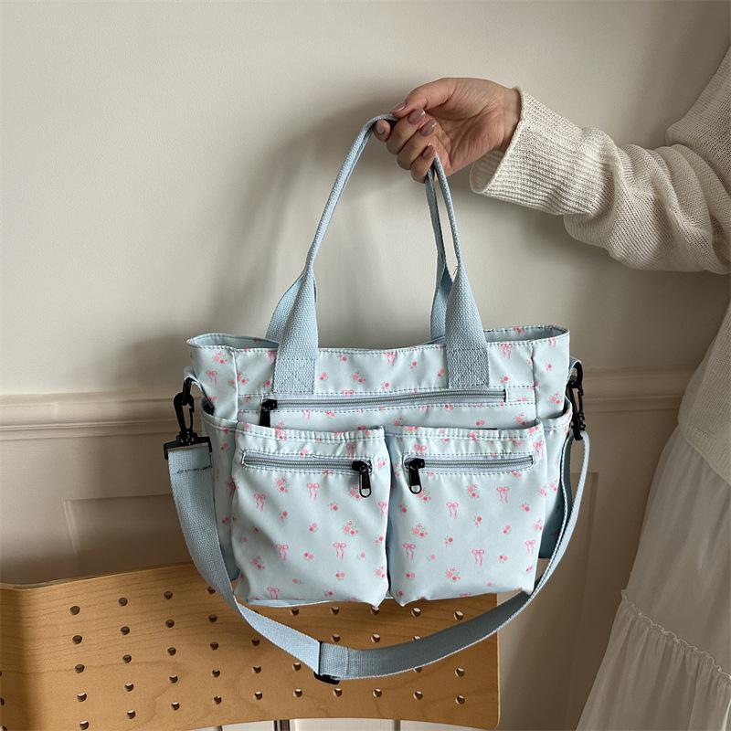 Printed Large Capacity Casual Commute Tote Shoulder Bag