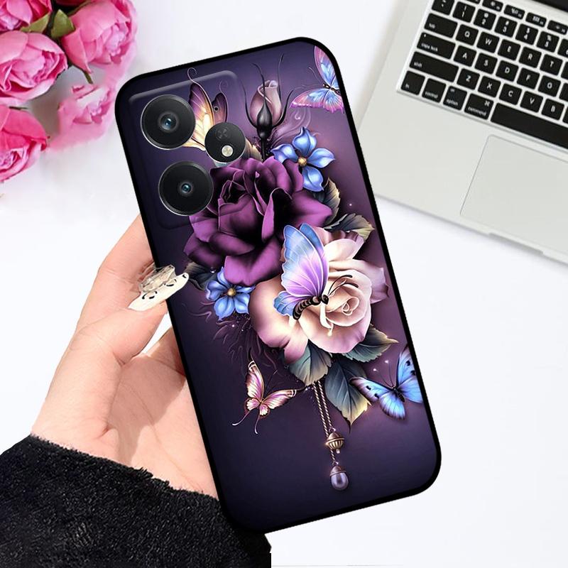 Модный мультяшный чехол для Realme Neo7 5G, цветная печать, мягкий ТПУ силикон, ударопрочный чехол для телефона для Oppo Realme Neo 7