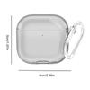 Прозрачный чехол для наушников AirPods 4 (2024) Чехол для зарядки TPU Прозрачный защитный чехол Чехол для беспроводных наушников