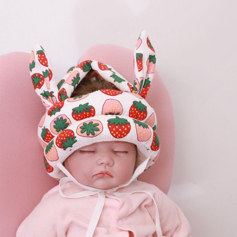 Cartoon Baby  Safety Helmet Adjustable Anti-collision  Hat Useful Baby Protection Hat  Toddler