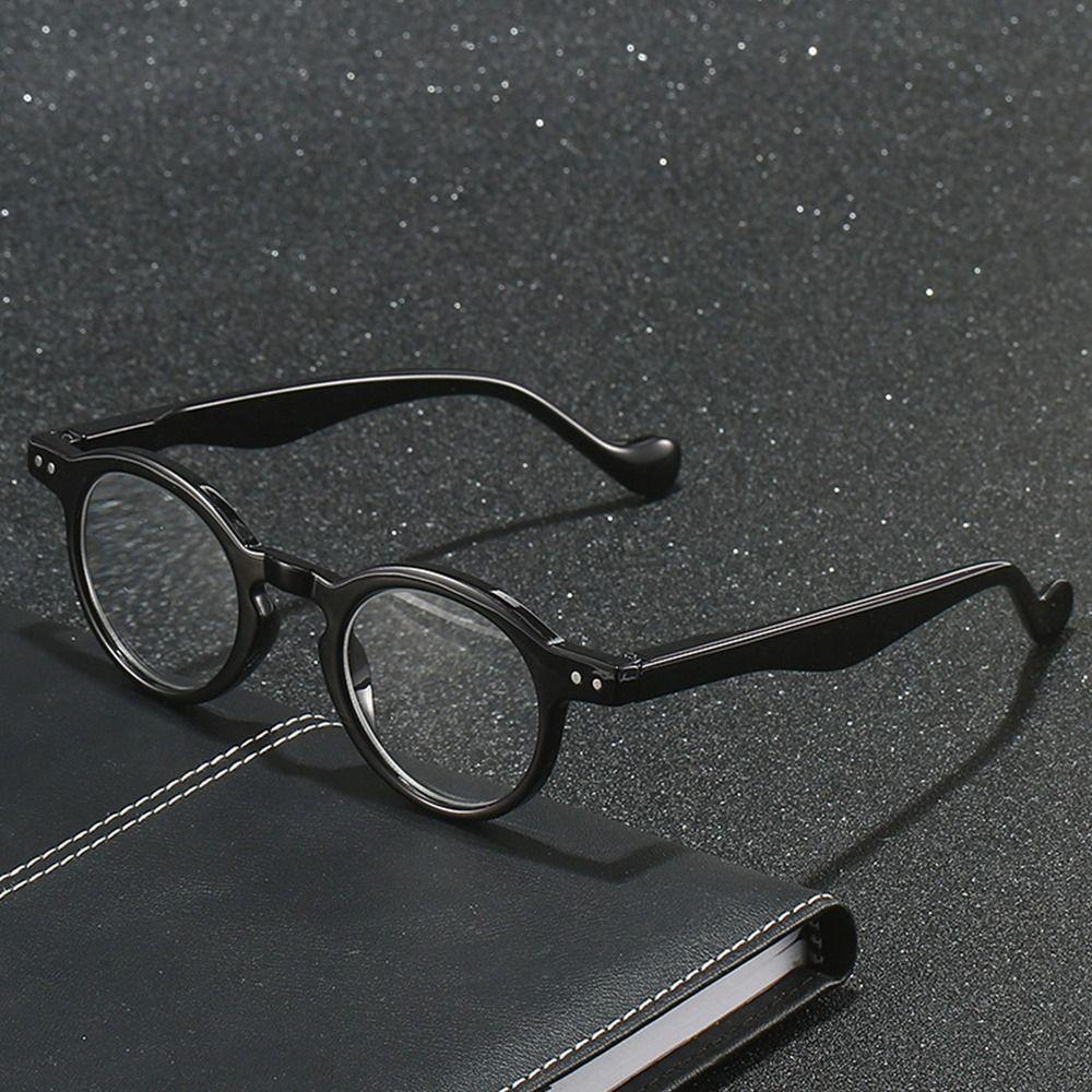 Eye Protection Round Eyeglasses PC Hyperopia Glasses Comfortable Reading Glasses Men Women