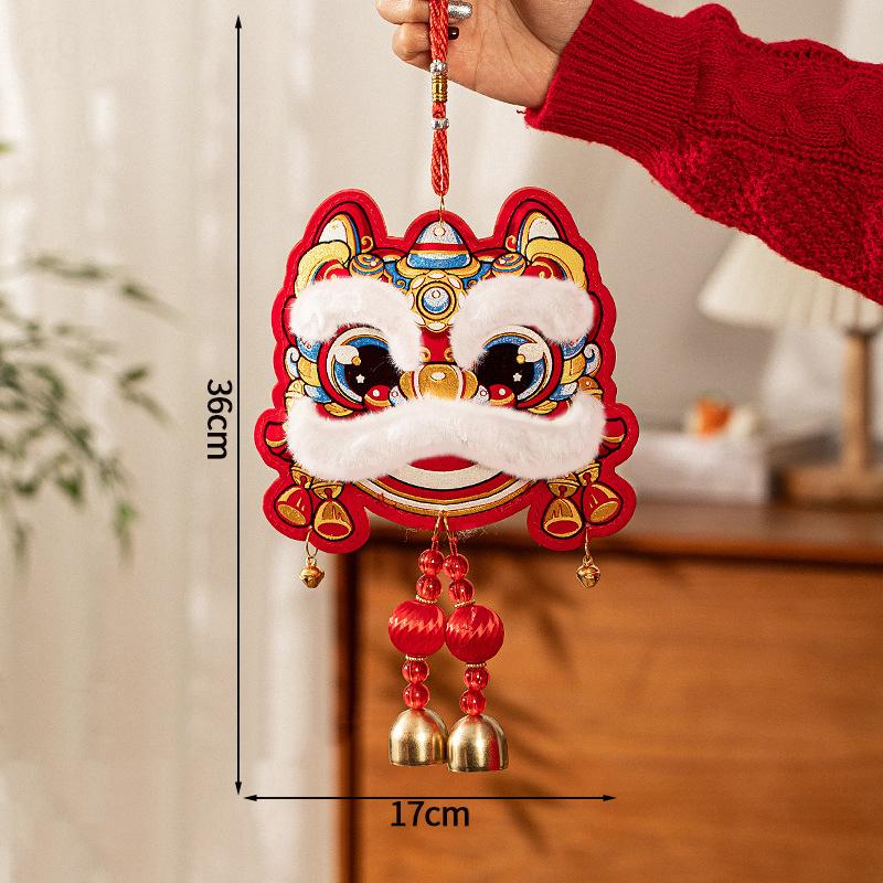 Horse Year Small Pendant Spring Festival Wall Hanging Pendant Home Entrance Door Bell Chinese New Year Decoration Supplies