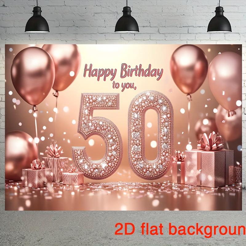 2D planar drawing single piece birthday background banner background decoration background photo props