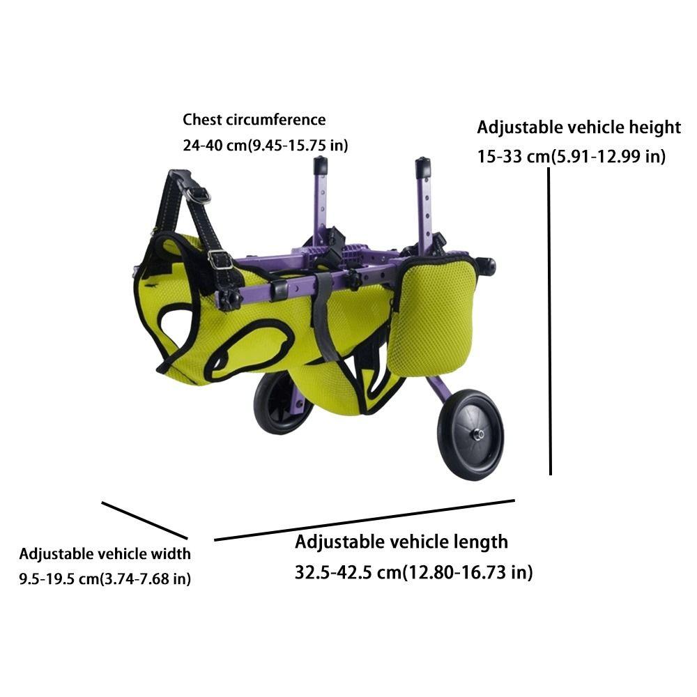 Breathable Dog Wheelchair Adjustable Pet Rehabilitation Walking Aids  Injury Recovery