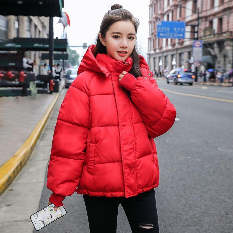 Cotton-padded Women's Trendy Short Winter Women's Bread Clothes Winter Korean Version Cotton-padded Jacket Cotton-padded Jacket