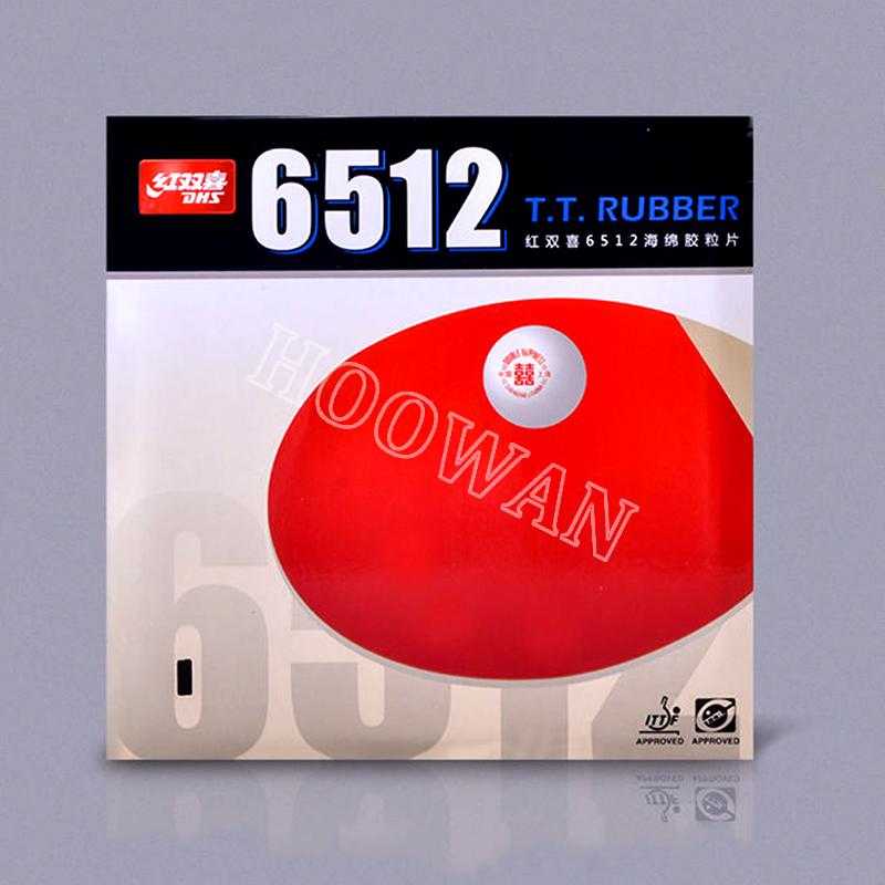 Новая классическая накладка для настольного тенниса DHS 6512 (Универсальный тип) Оригинальная губка для пинг-понга DHS Pimple-in
