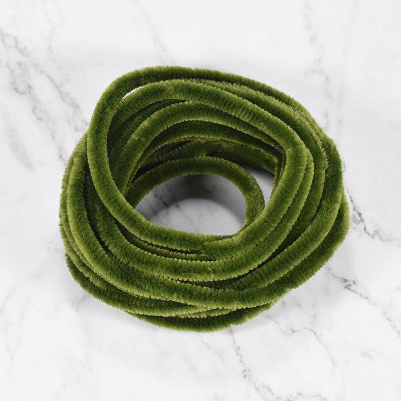 1,5 м бархатные цветы твист-палочка имитация бархата синели стебель полоса красочная мягкая бархатная твист-проволока