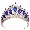 Барокко королевская королева великолепные хрустальные тиары и короны головной убор невесты диадема принцессы свадебная корона ювелирные украшения