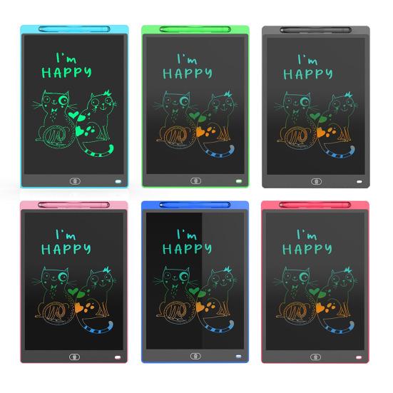8,5/12-дюймовый ЖК-планшет для письма для детей, красочная доска для рисования, дошкольный планшет для рисования, электронный блокнот для рисования, образовательный подарок для малышей, мальчиков и девочек