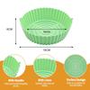 Силиконовые фритюрницы Противень для духовки Коврик для жареной пиццы и курицы Аэрофритюрница Силиконовая круглая многоразовая форма для торта Аксессуары для фритюрницы