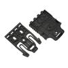 Quick Release System Kit Locking Buckle and Receiver Plate Black Nylon for On Duty Belt Girdle