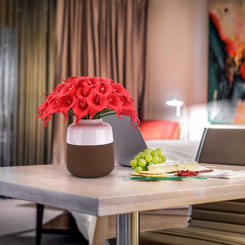 10 шт., настоящие сенсорные Каллы, искусственные цветы, букет Каллы для свадьбы, свадебный домашний цветок, украшение