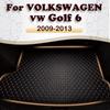 Car Trunk Mat For VOLKSWAGEN VW Golf 6 2009 2010 2011 2012 2013 Custom Car Accessories Auto Interior