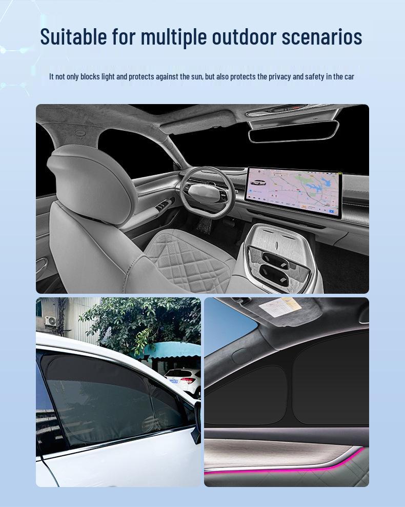 Солнцезащитная шторка для Changan CS75PRO: Теплоизоляция, Защита от солнца, Приватность и Непрозрачная оконная панель для 25 моделей