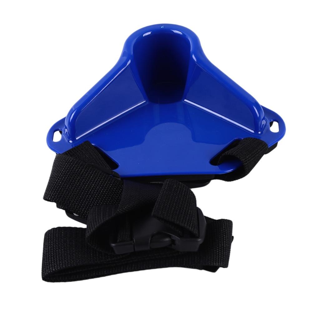 Adjustable Fishing Fighting Belt ABS Material Belly Pole Fish Rod Holder Safety Buckle Lightweight Fishing Waist Belt Fishermen