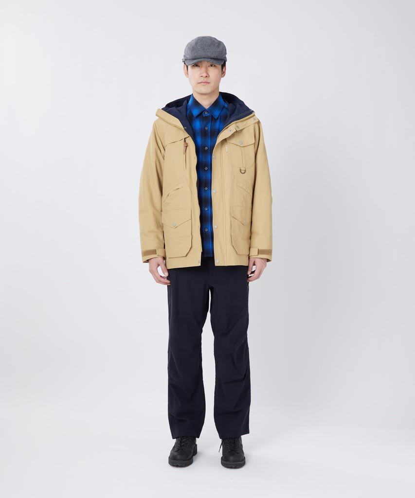 Толстовка с капюшоном Mountain Hoodie для мужчин, размер M [Snow Peak] SPTL-JK-26SU907 Женская, Бежевая,