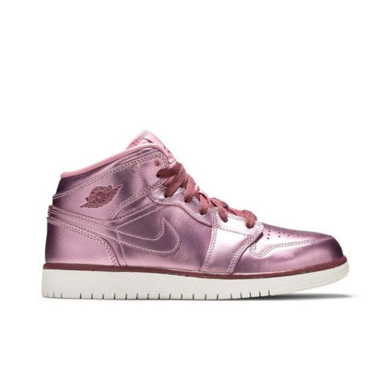 Женские кроссовки Air Jordan 1 Mid SE Pink Rose AV5174-640