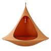 Гамак CAWKAY Подвесной стул UFO Конический подвесной тент Качели Садовый гамак Для помещений На открытом воздухе Овальный Кемпинг (Оранжевый, 150×150см)