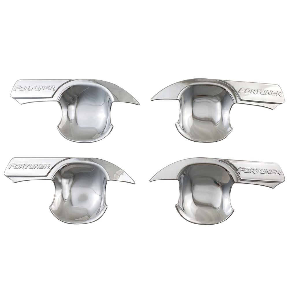 Накладки на ручки дверей (чаши) Стиль наклейки Для Toyota Hilux Fortuner 2005 2008 2010 2012 2013 Хром Черный Автоаксессуар