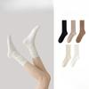Women's Autumn and Winter New Solid Color Smoke All Match Long Tube Cotton Socks