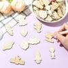 50pcs Space Theme Unfinished Blank Wooden Slices Astronaut Spacecraft Satellite Planet Crafts to Paint Wood Cutouts