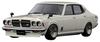 Модель для сборки масштаб Nissan Bluebird U 2000GTX готовое изделие TK.Company 1/18 (Г610) Белый,